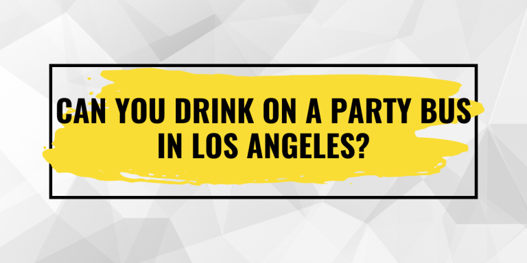 Can You Drink on a Party Bus in Los Angeles