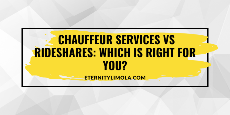 _Chauffeur Services vs Rideshares Which Is Right for You
