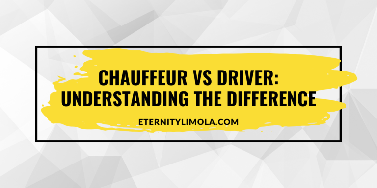 Chauffeur vs Driver Understanding the Difference